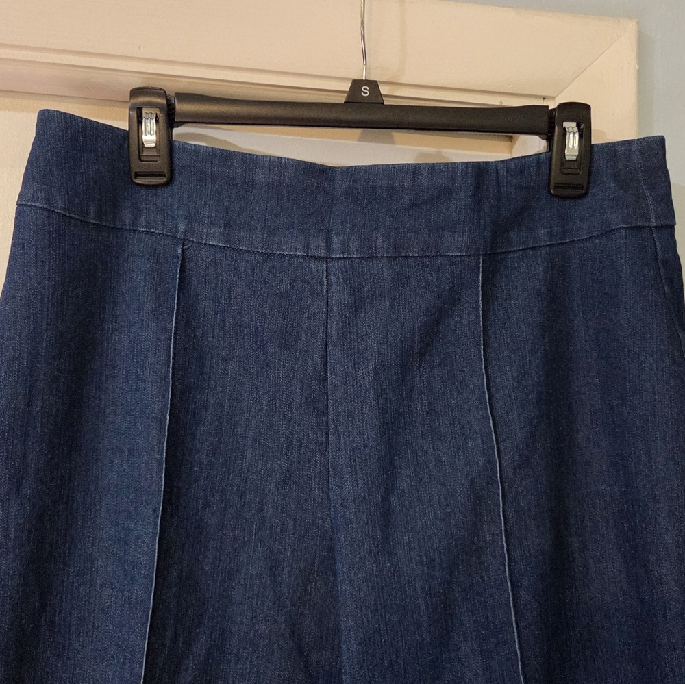 Thin Her Women's Pull On Stretch Denim Ankle Pant, Size 12 - Picture 4 of 8